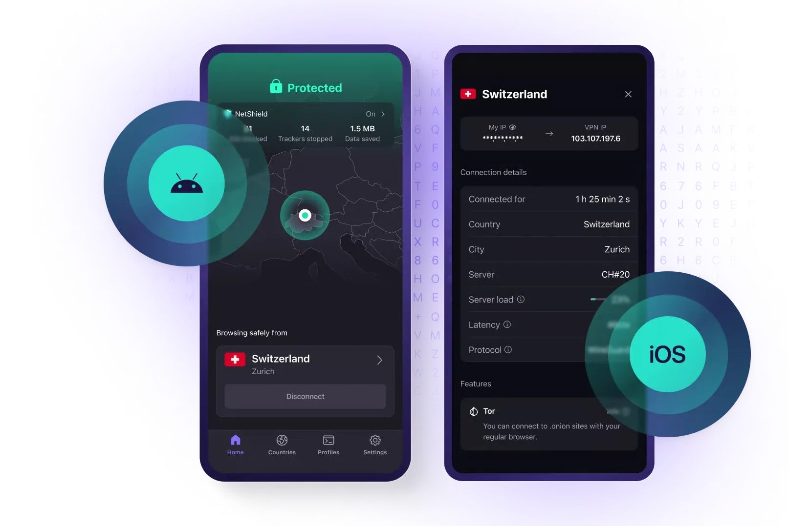 Proton VPN iOS Mobile App Settings